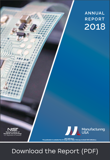 Manufacturing USA 2018 Annual Report Cover