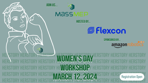 Annual Women's Day Manufacturing Workshop banner