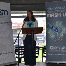 Christine Nolan at podium from Mash-Up