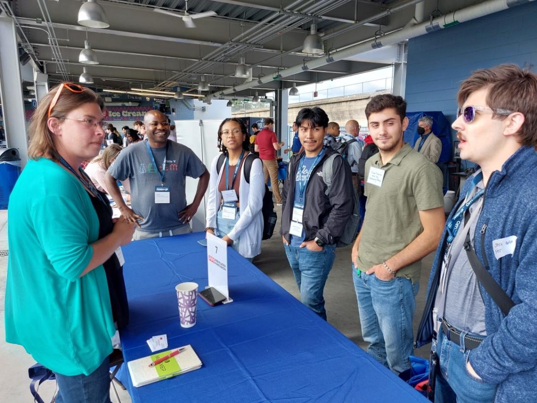 Mash-Up attendees at a table